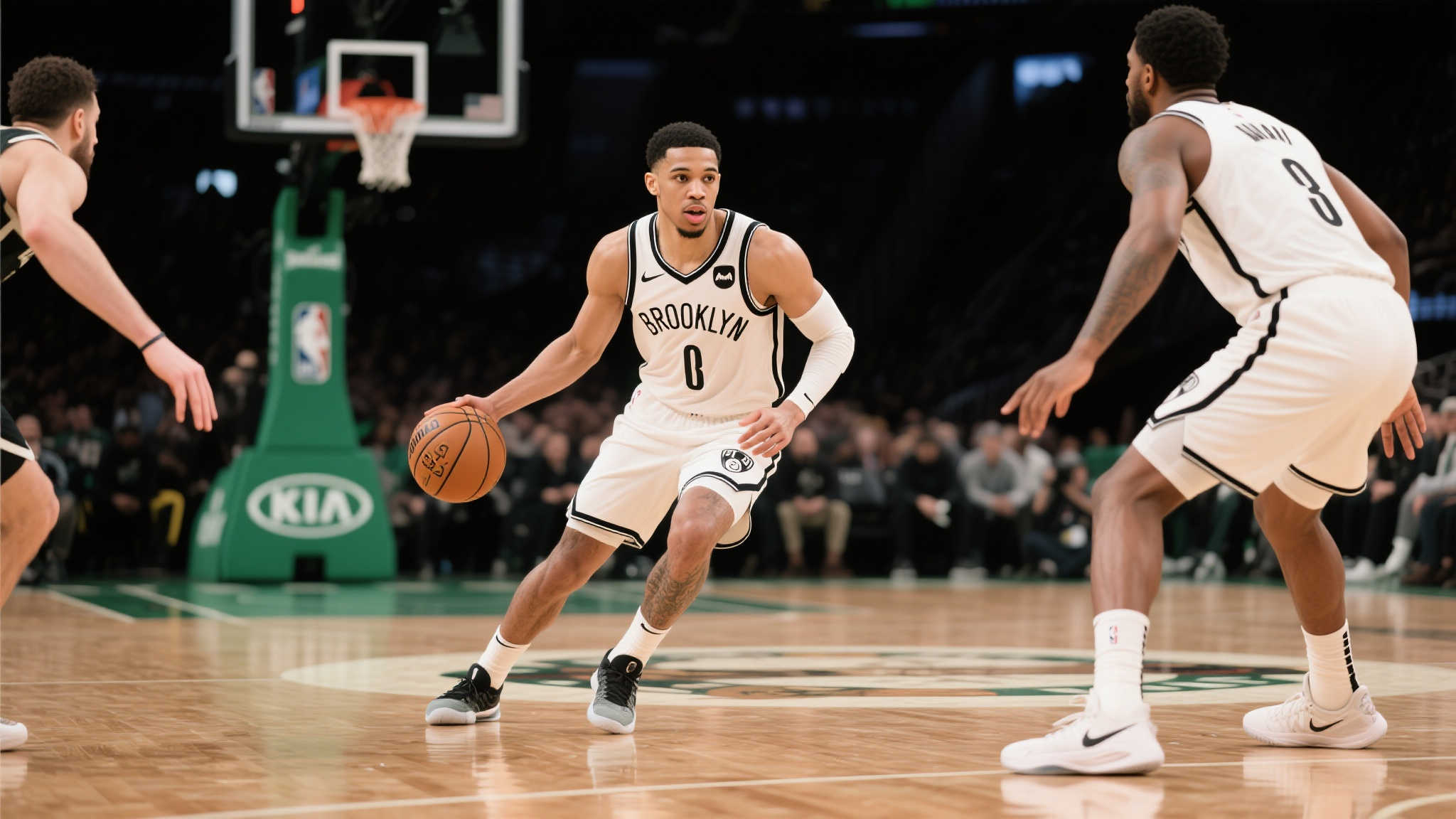 尽管得分未达到高水准，他依然展示了超凡的战术执行能